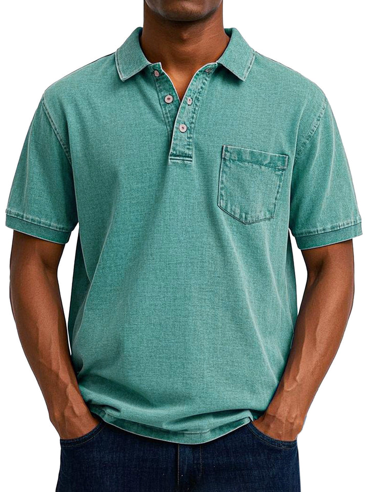 Polo Vintage Casual da Uomo