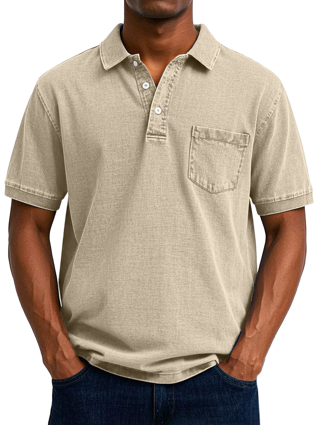 Polo Vintage Casual da Uomo