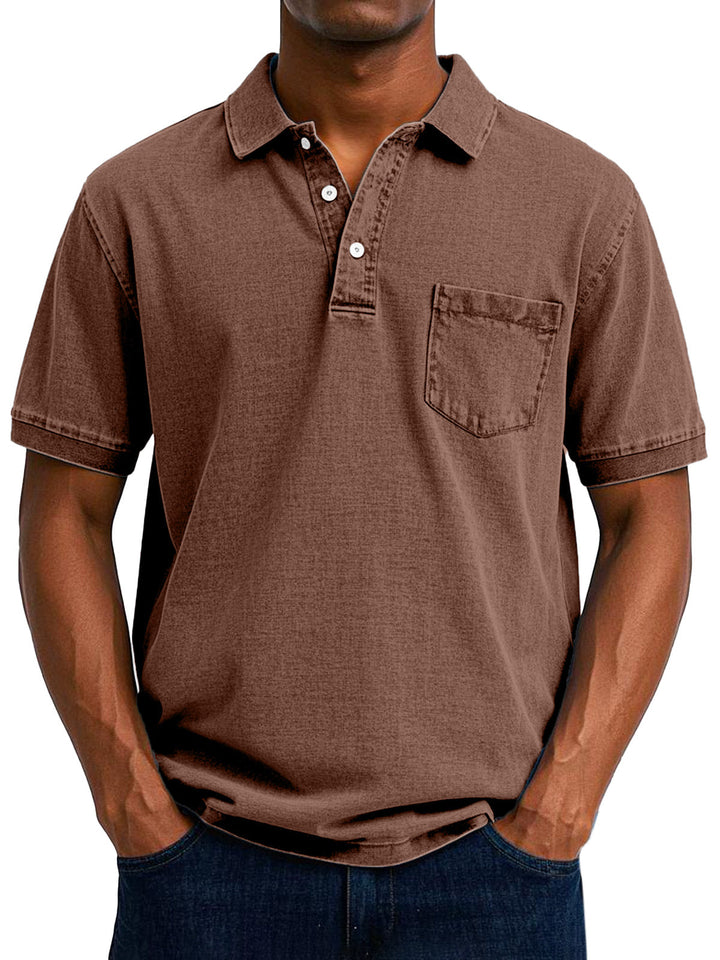 Polo Vintage Casual da Uomo