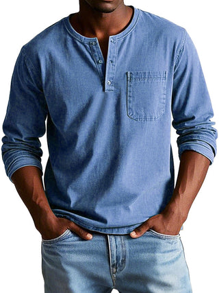 Camicia Vintage a Maniche Lunghe