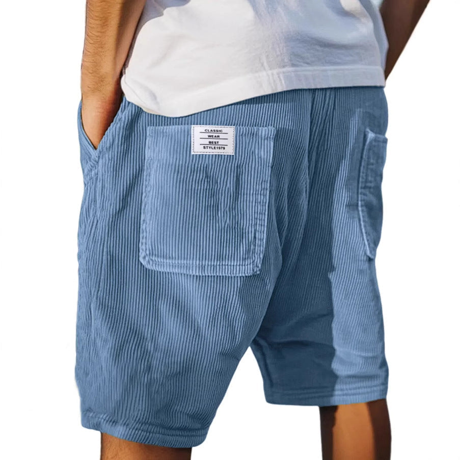 Pantaloni corti eleganti in velluto