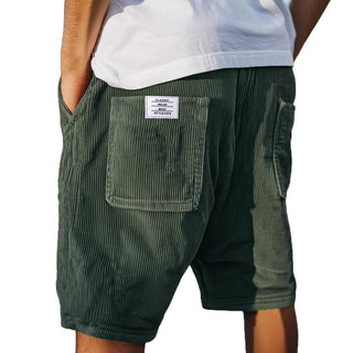 Pantaloni corti eleganti in velluto