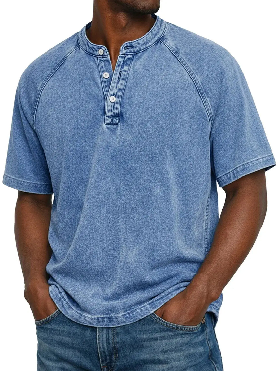 Camicia vintage con bottoni per uomo