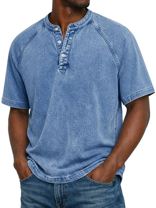 Camicia vintage con bottoni per uomo