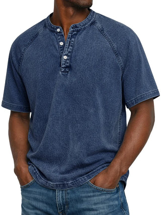 Camicia vintage con bottoni per uomo