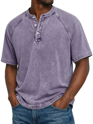 Camicia vintage con bottoni per uomo