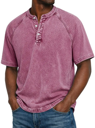 Camicia vintage con bottoni per uomo