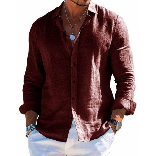 Camicia realizzata in lino