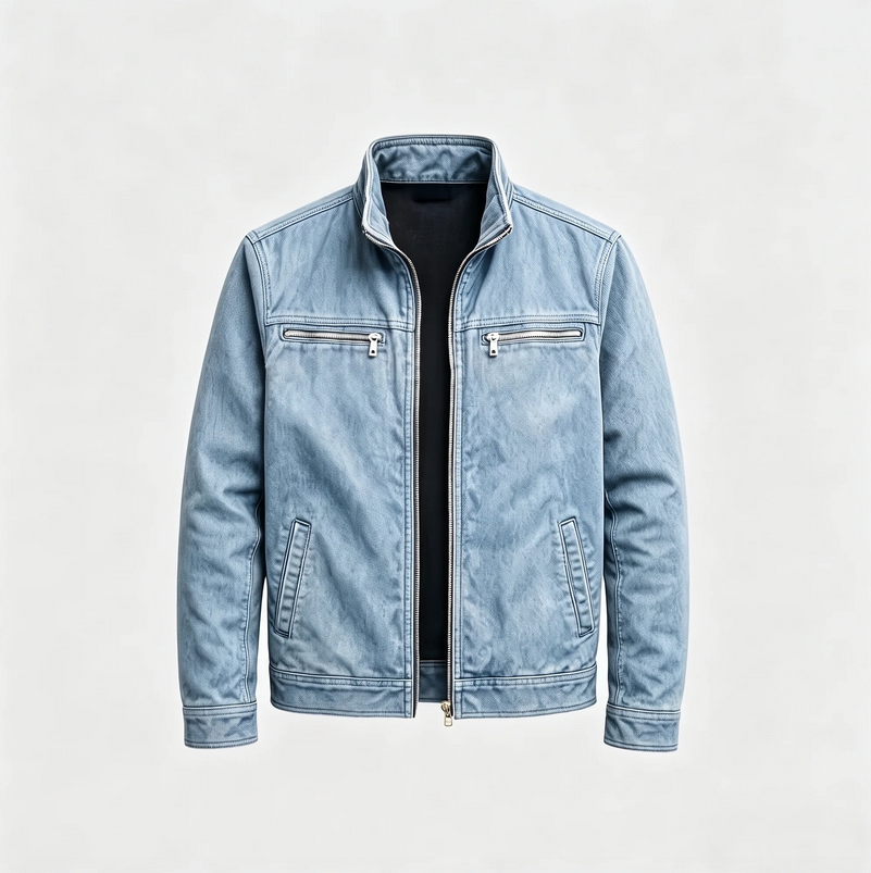 Tommaso | Giacca Da Campo Vintage Con Zip