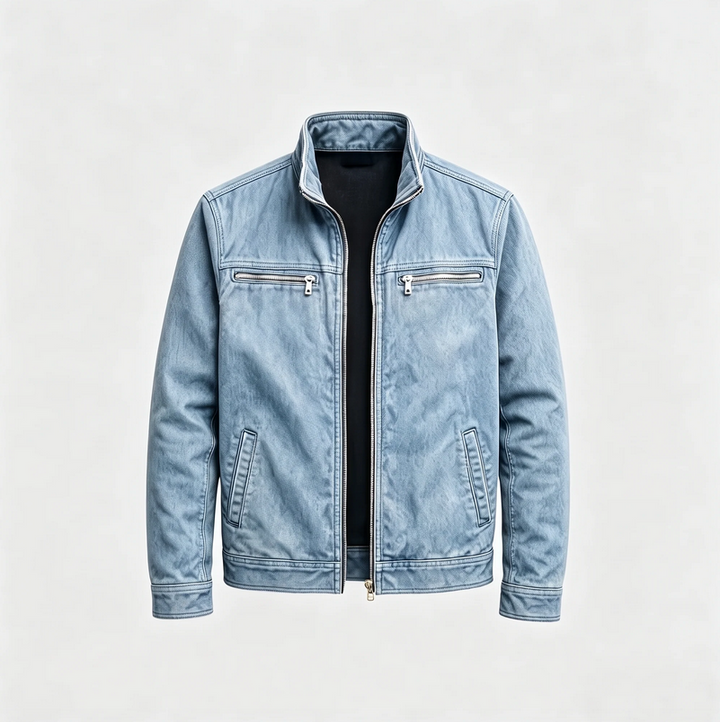 Tommaso | Giacca Da Campo Vintage Con Zip