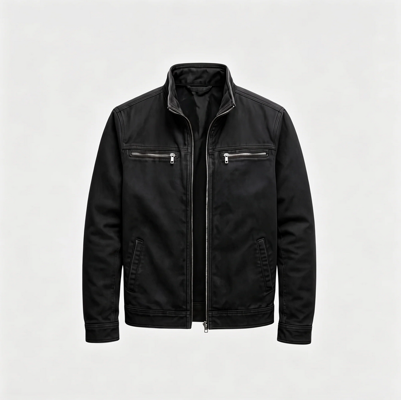 Tommaso | Giacca Da Campo Vintage Con Zip