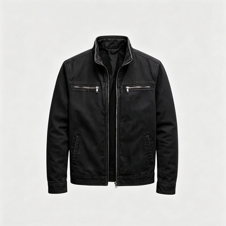 Tommaso | Giacca Da Campo Vintage Con Zip