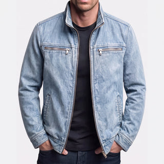 Tommaso | Giacca Da Campo Vintage Con Zip