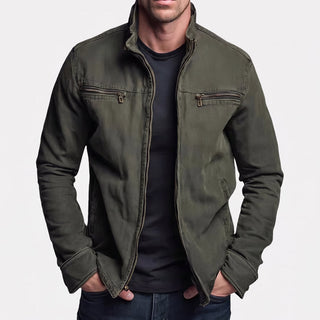 Tommaso | Giacca Da Campo Vintage Con Zip